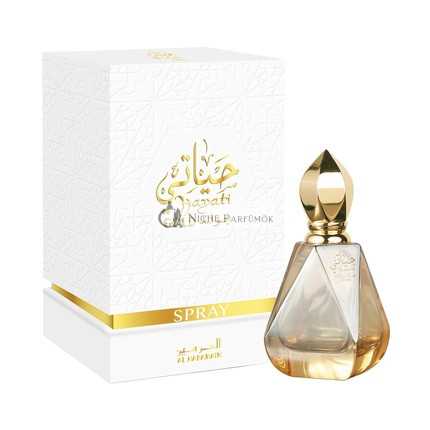Al Haramain Hayati Gold Perfume for Women and Men Timeless Allure Sweet Perfume with Vanilla Musk and Tolu Balsam Notes 3.33 oz EDP Spray