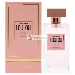   Al Haramain Loulou Rose Perfume for Women Long Lasting Body Spray Fragrant Masterpiece with Peony Litchi and Nutmeg 3.33 oz EDP Spray