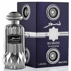 Lattafa Unisex Sumou Platinum Eau de Parfum Spray 3.38oz