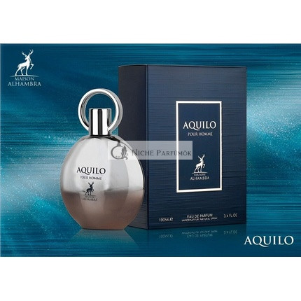 AQUILO Pour Homme by M. Alhambra EDP Spray 100ml 3.4oz Super Rich Fragrance
