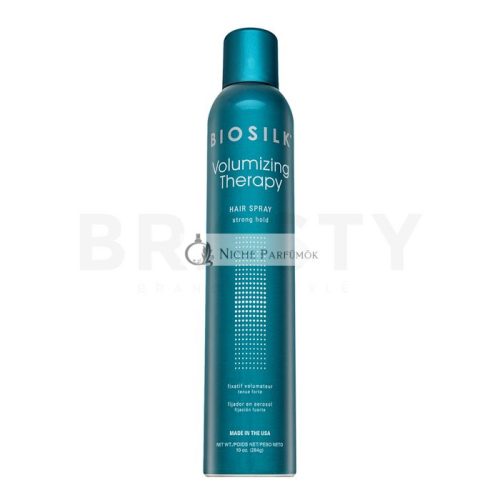 BioSilk Volumizing Therapy Hair Spray Strong Hairspray for Fine Hair without Volume 284 g
