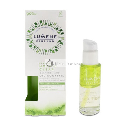 Lumene Nordic Clear Calming Hemp Oil Cocktail 30ml Moisturizer Oil
