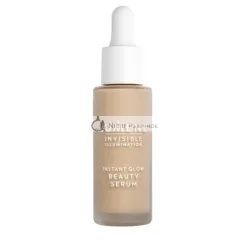   Lumene Invisible Illumination Instant Glow Beauty Serum Universal Medium 30ml with Nordic Willowherb and Algae Extracts