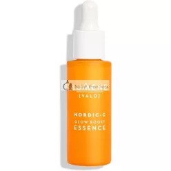   Lumene Nordic-C [VALO] Glow Boost Essence 30ml Vegan Face Neck Serum with Vitamin C Antioxidant-Rich Wild Arctic Cloudberry Hyaluronic Acid