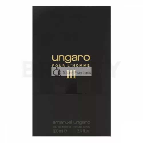 Emanuel Ungaro Homme III Eau de Toilette for Men 100 ml