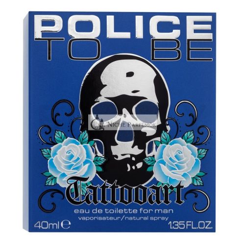 Police To Be Tattooart Eau de Toilette for Men 40 ml