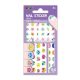 Glitter Flower Nail Stickers