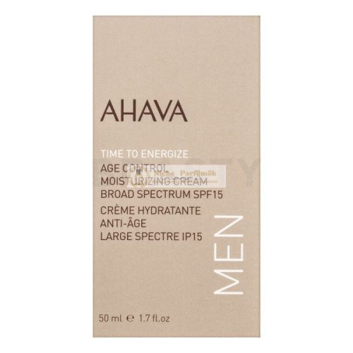 Ahava Time To Energize Hydrating Age Control Moisturizing Cream SPF 15 50 ml