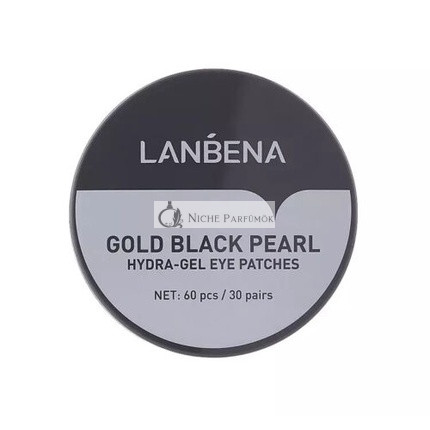 LANBENA Hydragel Eye Patches Hydrogel Eye Pads Gold Black Pearl