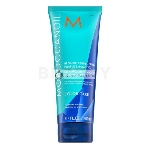 Moroccanoil Color Care Blonde Perfecting Purple Shampoo Neutralizing Shampoo for Blonde Hair 200 ml