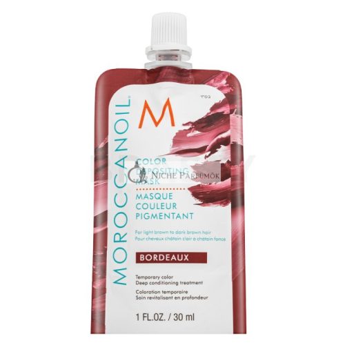 Moroccanoil Color Depositing Mask Nourishing Mask with Color Pigments Bordeaux 30 ml
