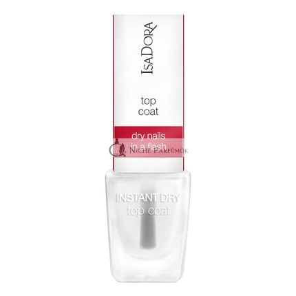Isadora Instant-Dry Top Coat Nail Polish Clear Quick Drying Top Coat