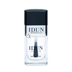   IDUN Minerals Crystal Base Coat Nail Polish Natural Chip-Resistant Keratin and Almond Oil Formula Cruelty Free 100% Vegan Nail Care Clear Color 0.37 fl oz Bottle
