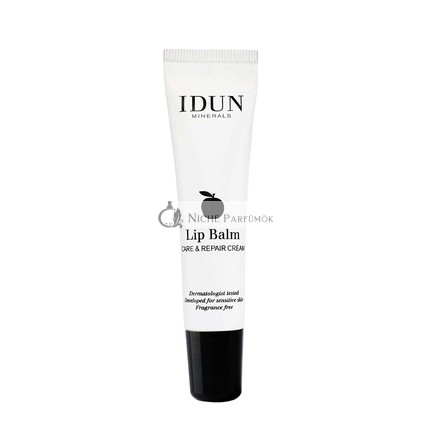 Idun Minerals Lip Balm Care and Repair Cream Softening Creamy Vegan Balm 0.51 Oz