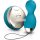 LELO HULA Beads Ocean Blue Rotating, Rotating, and Vibrating Pleasure Beads for Women Ben Wa Kegel Balls