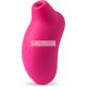 LELO SONA Pressure Wave Vibrator for Women with Sound Waves Waterproof Rechargeable and Pulsating Stimulation Toy Clitoral Sucker for Women Cerise