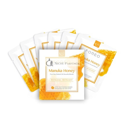 FOREO Manuka Honey UFO-Activated Face Mask Anti-Aging Soothing 3-Pack with Allantoin Cruelty-Free Compatible with All UFO Devices