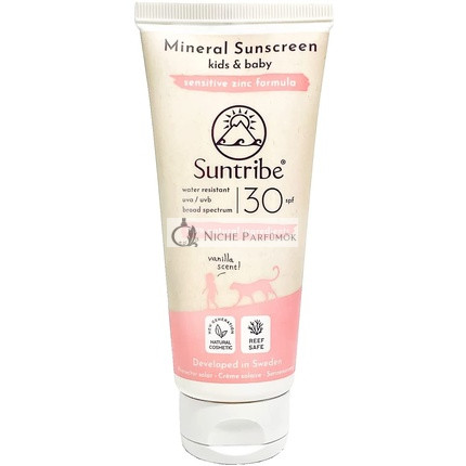 Suntribe Baby & Kids Natural Mineral Sunscreen SPF 30 100ml - Non-Nano Zinc Oxide - Water Resistant
