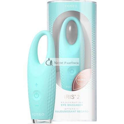FOREO IRIS 2 Rejuvenating Eye Massager for Dark Circles Puffy Eyes & Eye Bags Remover Mint