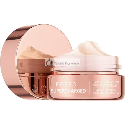 FOREO SUPERCHARGED HA+PGA Triple Action Intense Face Moisturizer 0.5 fl.oz 15ml