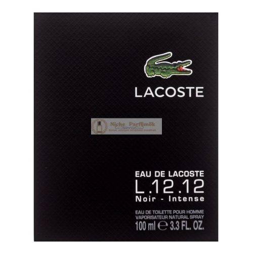 Lacoste Eau de Lacoste L.12.12 Noir Intense Eau de Toilette for Men 100 ml