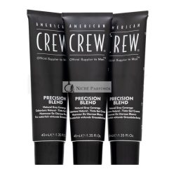   American Crew Precision Blend Natural Gray Coverage hair color for men Medium Natural 4-5 3 x 40 ml
