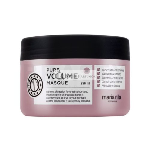 Maria Nila Pure Volume Hair Masque Nourishing Mask for Hair Volume 250 ml