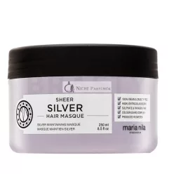   Maria Nila Sheer Silver Hair Masque Strengthening Mask for Platinum Blonde and Gray Hair 250 ml
