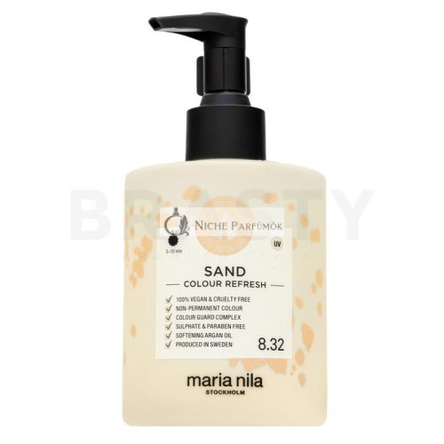 Maria Nila Colour Refresh Revitalizing Mask with Color Pigments for Reviving Blonde and Light Brown Shades Sand 300 ml