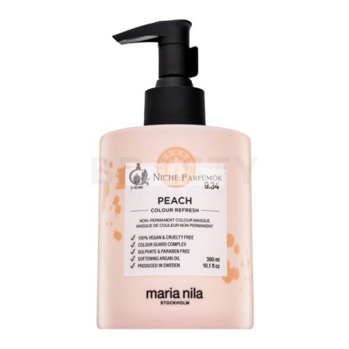 Maria Nila Colour Refresh Conditioning Mask with Colored Pigments Peach 300 ml