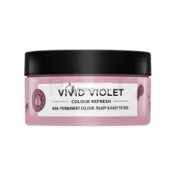   Maria Nila Colour Refresh Conditioning Mask with Color Pigments for Hair in Violet Shades Vivid Violet 100 ml