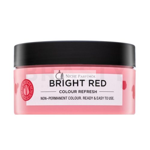 Maria Nila Colour Refresh Revitalizing Mask with Color Pigments for Reviving Red Shades Bright Red 100 ml