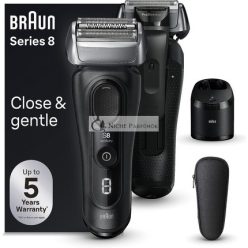   Braun Series 8 Men's Shaver with 4+1 Shaving Head, Electric Shaver, Precision Trimmer, Cleaning Station, 60 Min Runtime, Wet & Dry, Gift for Men, Made in Germany 8560cc Black