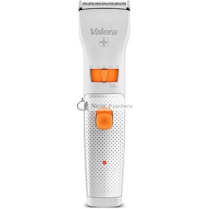 Valera Swiss Excellence Smart 46mm Blade Razor with 5 Cutting Levels and 6 Spacer Combs - White