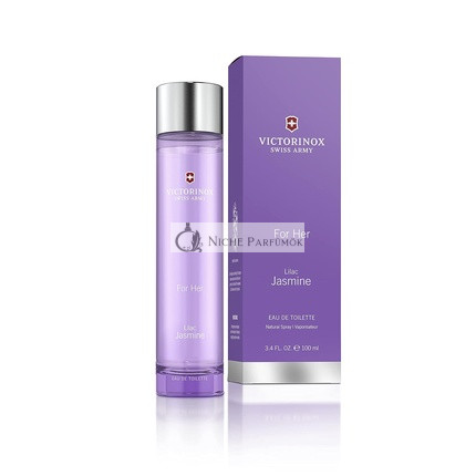 Victorinox Swiss Army For Her Lilac Jasmine Eau de Toilette Women Perfume with Berry and Lilac Floral and Sensual Vegan 100ml