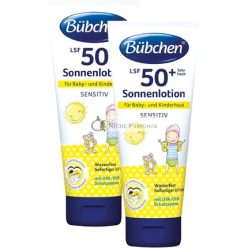   Bübchen Sensitiv Sun Lotion SPF 50+ Water Resistant Sunscreen for Sensitive Baby Skin
