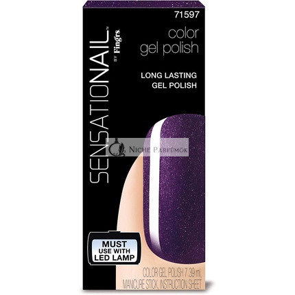 SENSATIONAIL Gel Nail Polish With Manicure Stick 7.39ml Purple Orchid