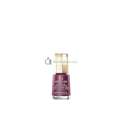 Bella Aurora and Mavala Nail Polish Color Vertigo Red 173