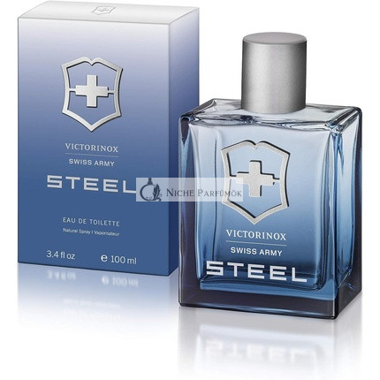 Victorinox Swiss Army Steel for Men 3.4oz EDT Spray 100ml