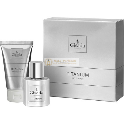 Gisada Titanium Férfi Illatcsomag Eau De Parfum 50ml és Tusfürdő 100ml