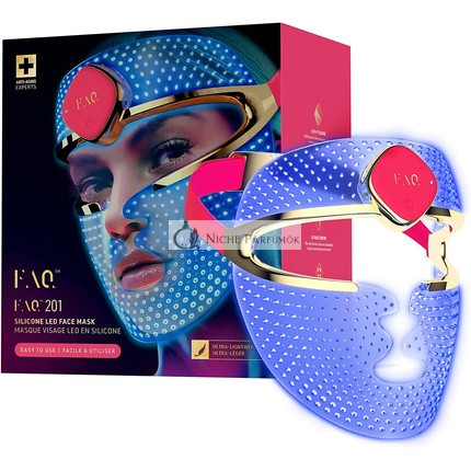 FAQ 201 RGB LED Face Light Therapy Mask Anti-Aging and Wrinkle Red Light Therapy 600 Light Points