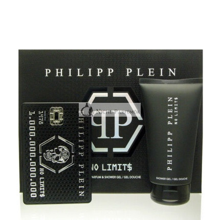 Philipp Plein No Limits Set - EDT 90ml + SG 150ml Gift for Men NEW OVP