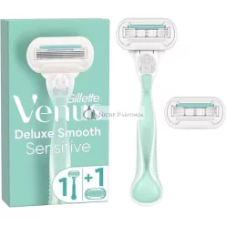   Gillette Venus Smooth Sensitive Women's Razor with 3-Blade Razor and 2 Blades