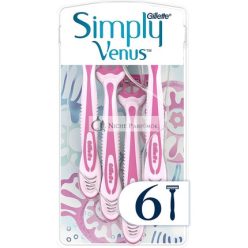   Gillette Simply Venus 3 Disposable Shavers for Women with Lubricating Strip