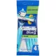 Gillette Blue II Plus Slalom Disposable Razor - Pack of 4