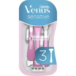   Gillette Venus Sensitive Disposable Women's Razor 3 Blades