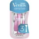 Gillette Venus Sensitive Disposable Women's Razor 3 Blades