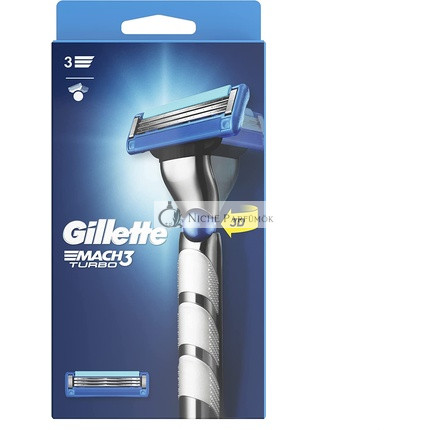 Gillette Mach3 Turbo 2 Shaving System Multicolor