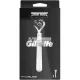 Gillette ProGlide Monochrome Razor for Men with Trimmer Blade for Precision and Glide Coating - White