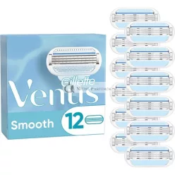 Gillette Venus Smooth Razor Spare blades, 12 pcs